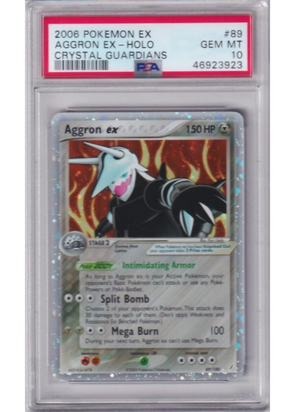 Aggron ex 89100 PSA 10