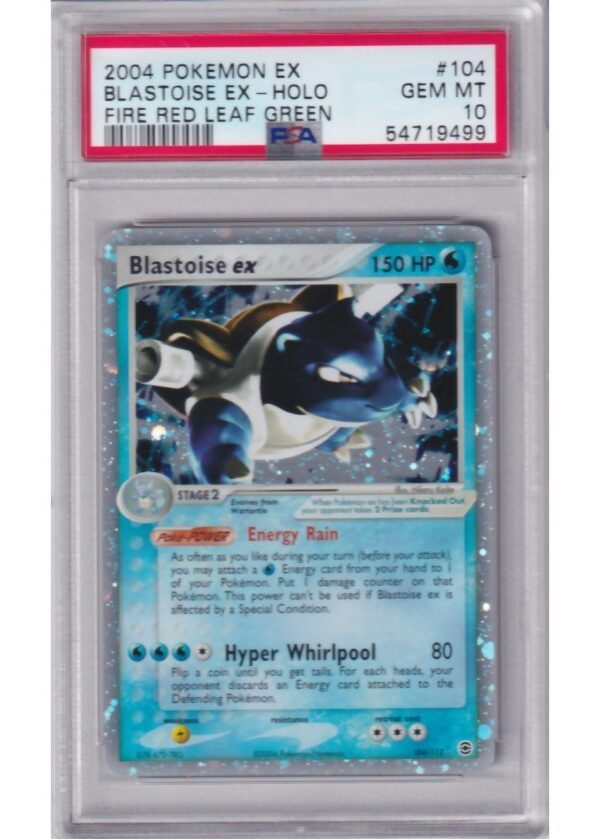 Blastoise ex 104112 PSA 10