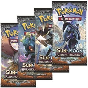 Booster Pack full artwork set (4 stk.) fra S&M Burning Shadows