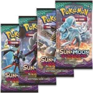 Booster Pack full artwork set (4 stk.) fra S&M Guardians Rising.