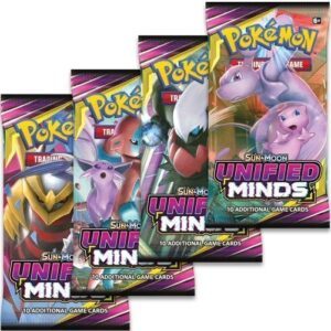 Booster Pack full artwork set (4 stk.) fra S&M Unified Minds.