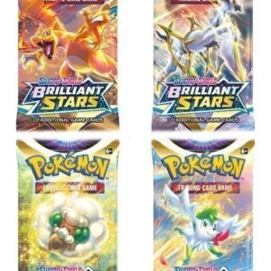 Booster Pack full artwork set (4 stk.) fra SWSH Brilliant Stars