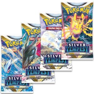 Booster Pack full artwork set (4 stk.) fra SWSH Silver Tempest