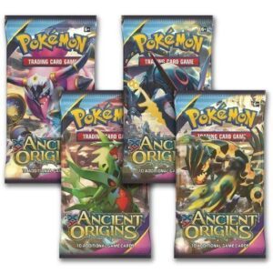 Booster Pack full artwork set (4 stk.) fra XY Ancient Origins.