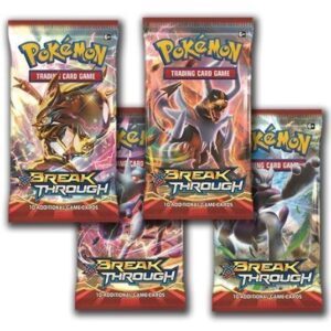 Booster Pack full artwork set (4 stk.) fra XY BREAKthrough