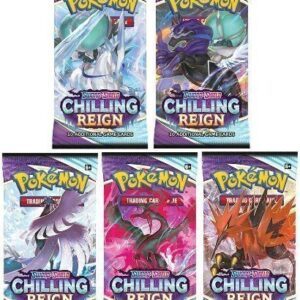 Booster Pack full artwork set (5 stk.) fra SWSH Chilling Reign