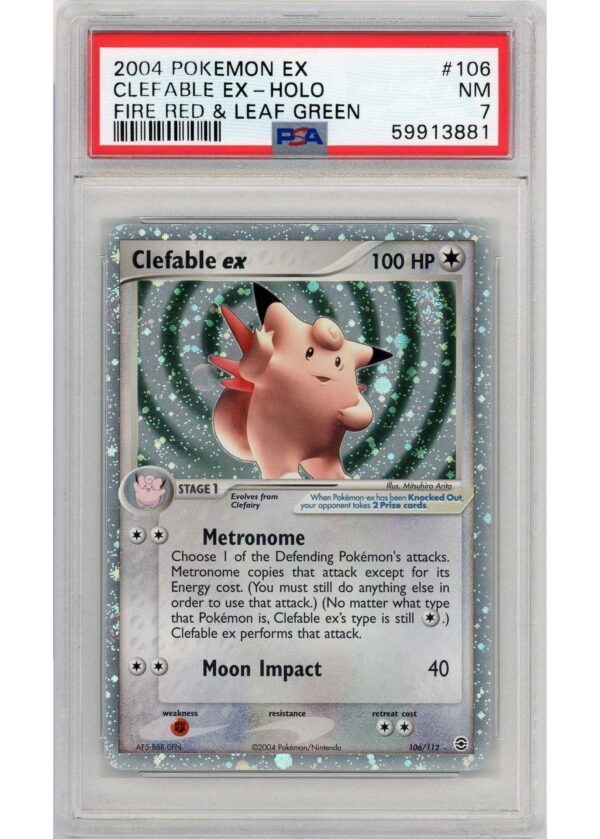 Clefable ex 106112 PSA 7