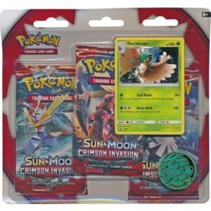 Decidueye blister pack (3 stk.) - S&M Crimson Invasion