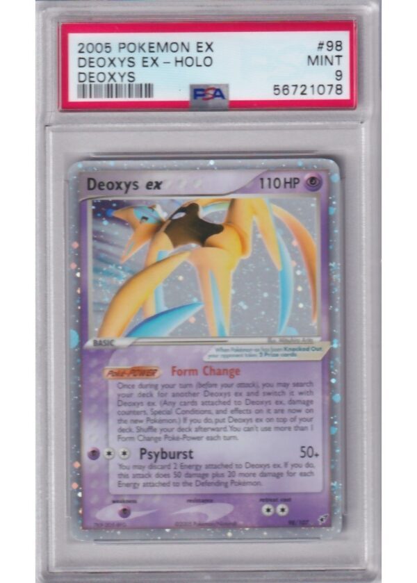 Deoxys ex 98107 PSA 9