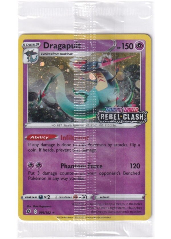 Dragapult 091192 Rebel Clash Stamp Sealed