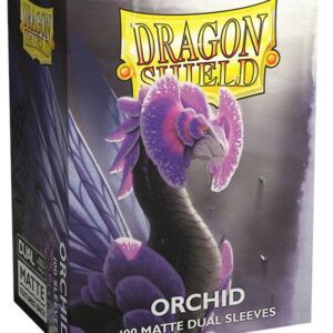 Dragon Shield matte dual (Lavendel / Orchid) Deck Protector Sleeves 100 stk. top-loading (63x88mm)