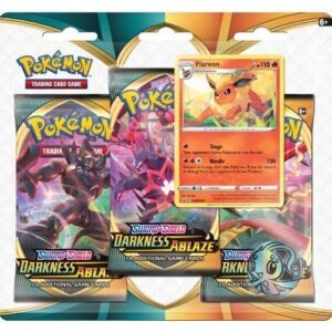 Flareon blister pack (3 stk.) - SWSH Darkness Ablaze