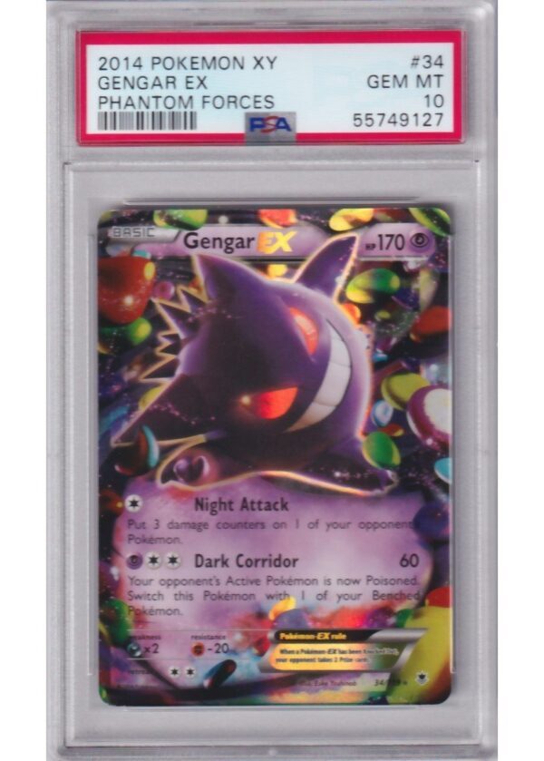 Gengar EX 34119 PSA 10