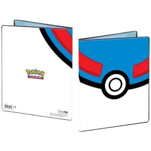 Lille mappe med pokemonmotiv (Great Ball) (4 kort pr. side)