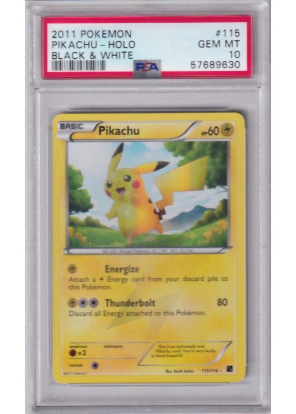 Pikachu 115114 PSA 10