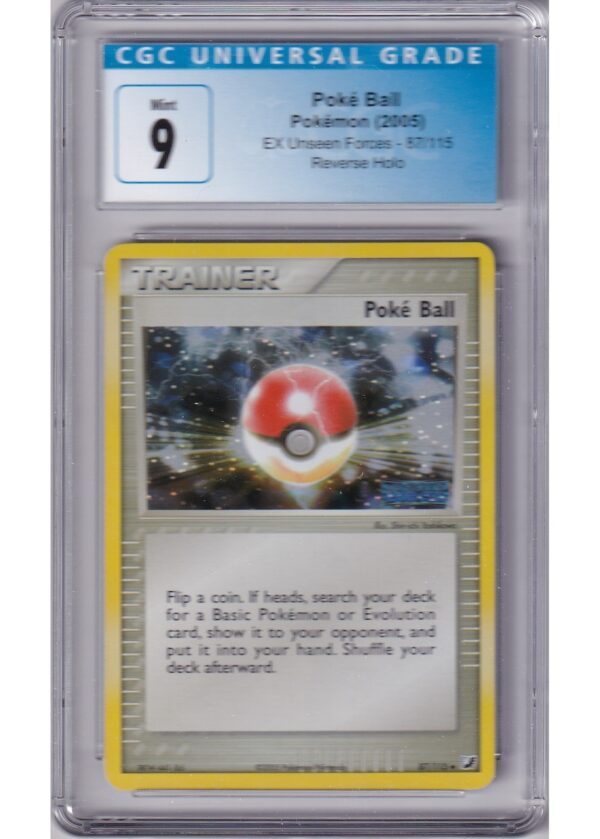 Poke Ball 87115 Reverse Foil CGC 9