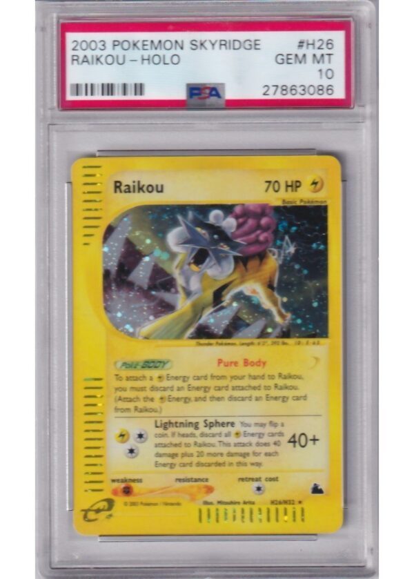 Raikou H26H32 PSA 10