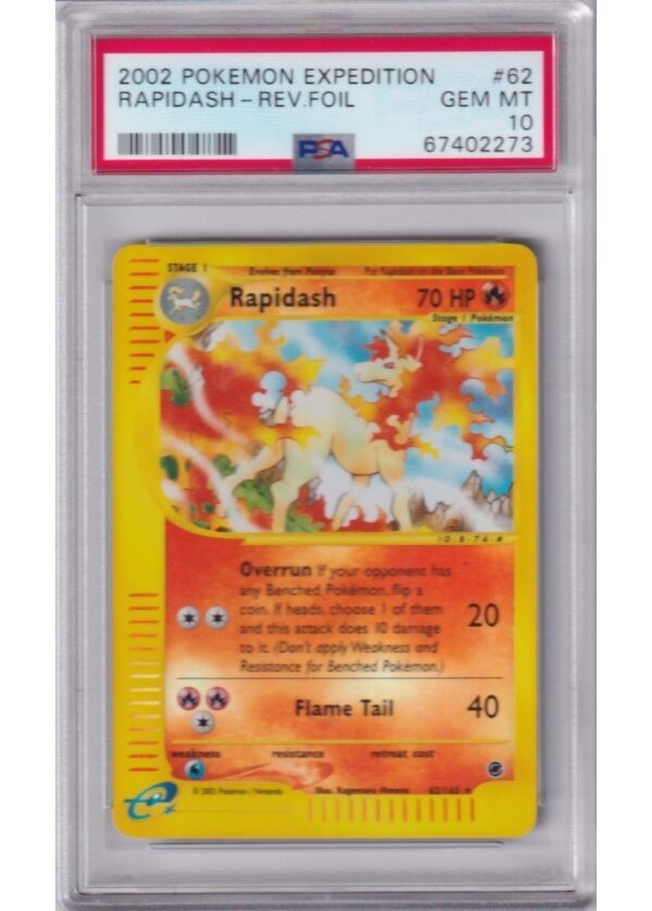 Rapidash 62165 Reverse Foil PSA 10