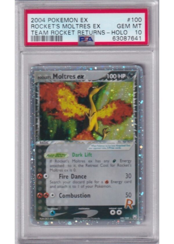 Rockets Moltres ex 100109 PSA 10