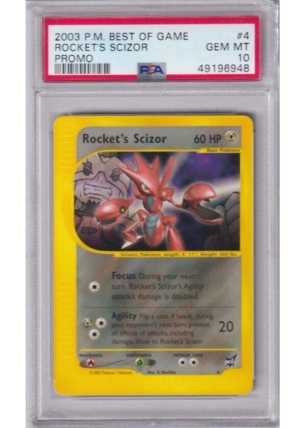 Rockets Scizor 4 PSA 10