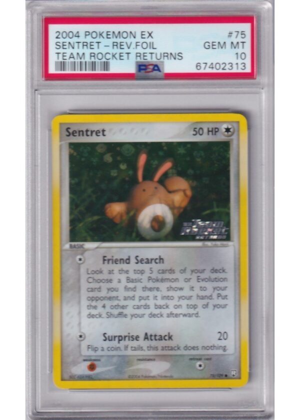 Sentret 75109 Reverse Foil PSA 10