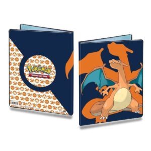 Stor mappe med pokemonmotiv (Charizard) (9 kort pr. side)