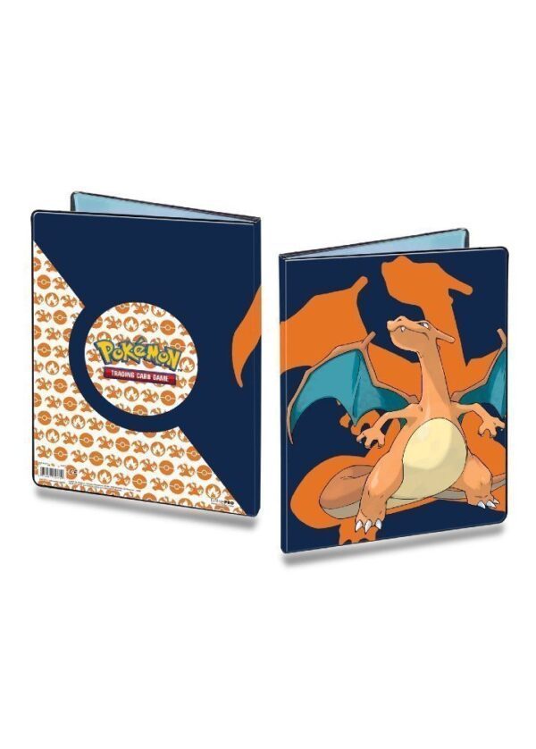 Stor mappe med pokemonmotiv (Charizard) (9 kort pr. side)