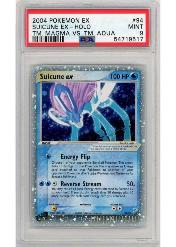 Suicune ex 9495 PSA 9 1