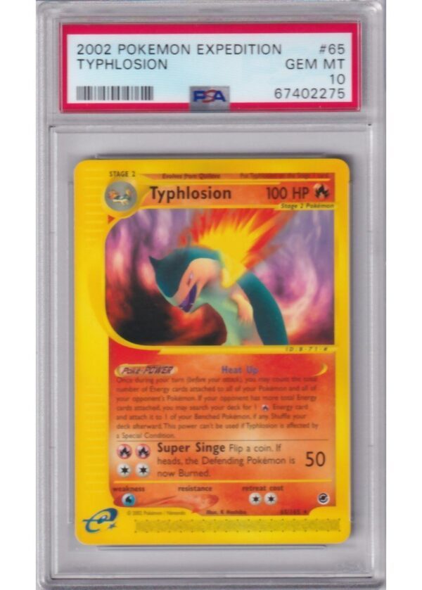 Typhlosion 65165 PSA 10