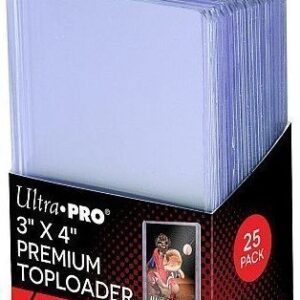 Toploader 3x4 Premium 25 stk. top-loading (76x103mm) - Ultra Pro