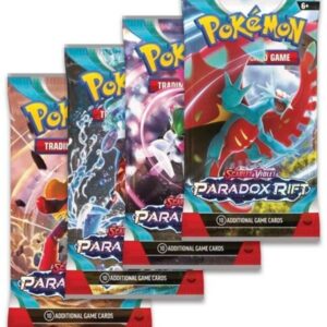 Booster Pack full artwork set (4 stk.) fra SV04 Paradox Rift