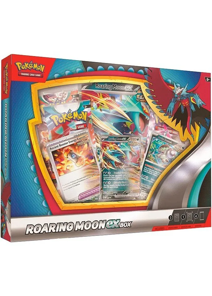 Se Roaring Moon Ex Box hos Pokecards.dk