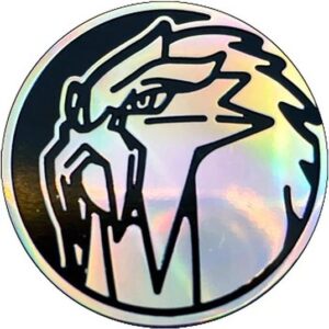 Entei Pokemon mønt (Sølv - Rainbow Holo) - Almindelig