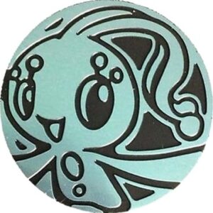 Manaphy Pokemon mønt (Blå - Mirror Holo) - Almindelig