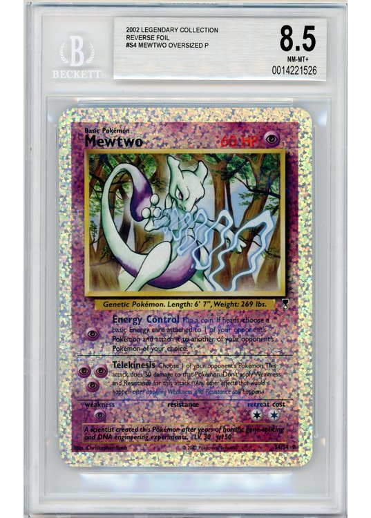 Mewtwo - S4/S4 - Box Topper - BGS 8.5