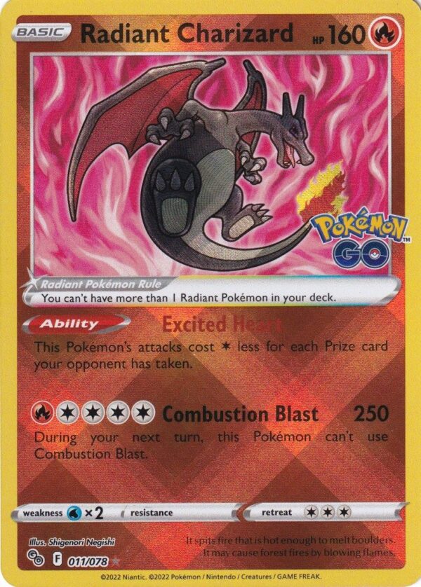 Radiant Charizard 11078