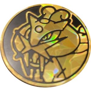 Raikou Pokemon mønt (Guld - Cracked Ice Holo) - Almindelig