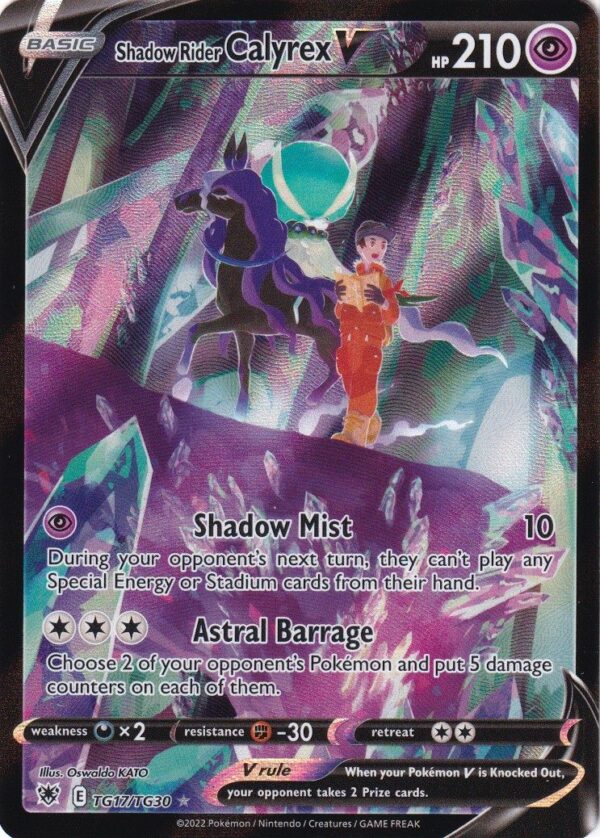 Shadow Rider Calyrex V TG17TG30