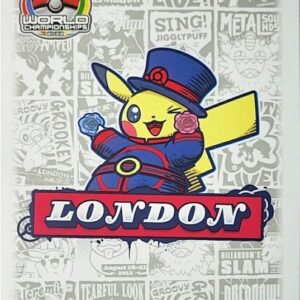 Pokémon Championships - World 2022 London - Pikachu Deck Protector Sleeves 65 stk. top-loading (66x91mm) -